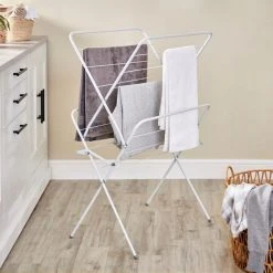 Command Shop 22 2 Tier White Indoor Airer