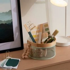 Dunelm Small Round Wire Mesh Basket