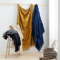 Pineapple Elephant Kabeli Tufted Cotton Throw -Command Shop 30757796 alt02