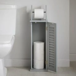 Dunelm Tuscany Grey Toilet Roll Holder 10 Dunelm Tuscany Grey Toilet Roll Holder -Command Shop 30764070 alt02