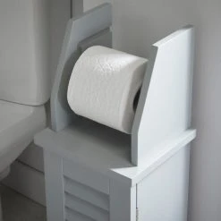 Dunelm Tuscany Grey Toilet Roll Holder 11 Dunelm Tuscany Grey Toilet Roll Holder -Command Shop 30764070 alt03