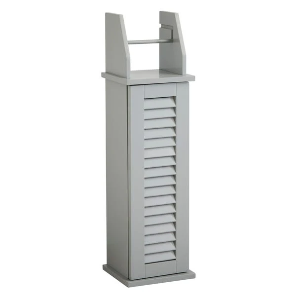 Dunelm Tuscany Grey Toilet Roll Holder 7 Dunelm Tuscany Grey Toilet Roll Holder - Image 5