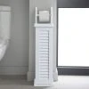 Dunelm Tuscany White Toilet Roll Holder 2 Dunelm Tuscany White Toilet Roll Holder -Command Shop 30764101