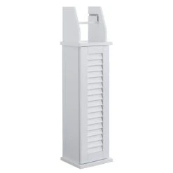 Dunelm Tuscany White Toilet Roll Holder -Command Shop 30764101 alt05