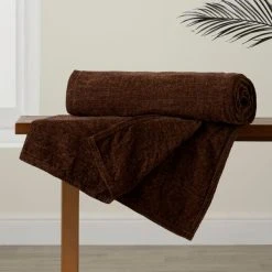 Dunelm Chenille 200cm X 200cm Throw -Command Shop 30766320 alt04