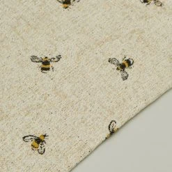 Dunelm Bee Jaquard Throw Natural -Command Shop 30766800 alt04