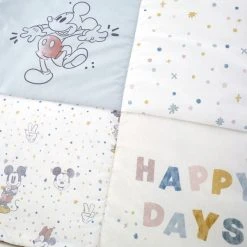 Disney Mickey Alphabet Letters 4 Tog 100% Cotton Cot Quilt -Command Shop 30768217 alt03