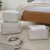 Dunelm Set Of 3 Fabric Storage Bags Cream 2 Dunelm Set Of 3 Fabric Storage Bags Cream -Command Shop 30769833