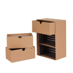 Dunelm Kraft Stationery Drawers 10 Dunelm Kraft Stationery Drawers -Command Shop 30772737 alt03