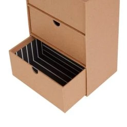 Dunelm Kraft Stationery Drawers 11 Dunelm Kraft Stationery Drawers -Command Shop 30772737 alt04