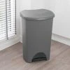 Addis Plastic 50L Pedal Bin Grey 2 Addis Plastic 50L Pedal Bin Grey -Command Shop 30776587