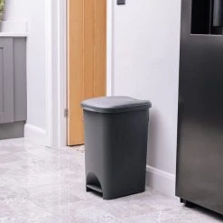 Addis Plastic 40L Pedal Bin Grey -Command Shop 30776591 alt02