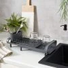 Dunelm Compact Extendable Dish Drainer Grey -Command Shop 30789691