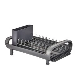 Dunelm Compact Extendable Dish Drainer Grey -Command Shop 30789691 alt01