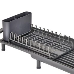 Dunelm Compact Extendable Dish Drainer Grey -Command Shop 30789691 alt02