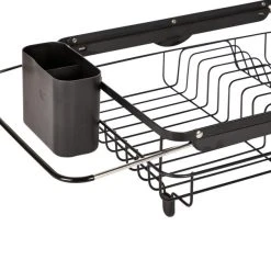 Dunelm Over The Sink Dish Drainer Black -Command Shop 30789692 alt03