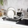 Dunelm Multi-Functional Dish Drainer Black -Command Shop 30789693