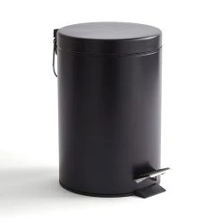 Dunelm Black 3 Litre Bathroom Bin -Command Shop 30794119 alt03