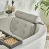 Dunelm Luxury Bath Pillow Silver -Command Shop 30794456