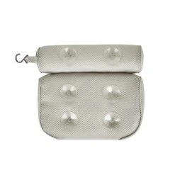 Dunelm Luxury Bath Pillow Silver -Command Shop 30794456 alt03