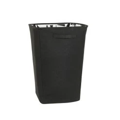 Elements Leaves Black Laundry Basket -Command Shop 30794472 alt02
