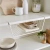 Dunelm White Wire Under-Shelf Storage Basket -Command Shop 30795872