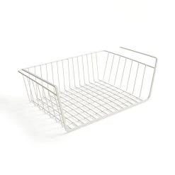 Dunelm White Wire Under-Shelf Storage Basket -Command Shop 30795872 alt02