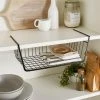 Dunelm Matte Black Under-Shelf Storage Basket -Command Shop 30795873