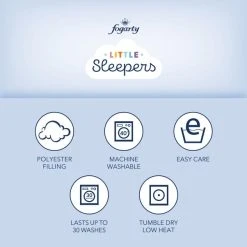 Fogarty Little Sleepers Perfectly Washable 4 Tog Cot Bed Duvet And Pillow Set -Command Shop 30797940 alt03