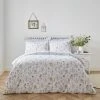 Dunelm Floral Stem Purple Duvet Cover And Pillowcase Set -Command Shop 30798241
