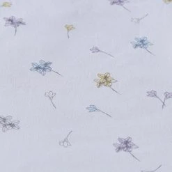 Dunelm Floral Stem Purple Duvet Cover And Pillowcase Set -Command Shop 30798241 alt05