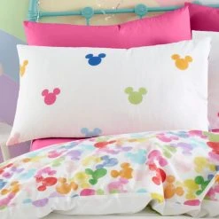 Disney Mickey Rainbow Duvet Cover And Pillowcase Set -Command Shop 30801387 alt02
