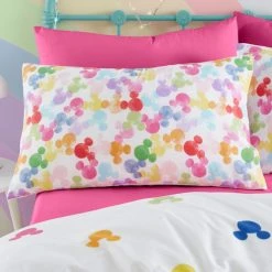 Disney Mickey Rainbow Duvet Cover And Pillowcase Set -Command Shop 30801387 alt03