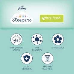 Fogarty Little Sleepers Forever Fresh 4 Tog Cot Bed Duvet And Pillow Set 8 Fogarty Little Sleepers Forever Fresh 4 Tog Cot Bed Duvet And Pillow Set -Command Shop 30808793 alt02