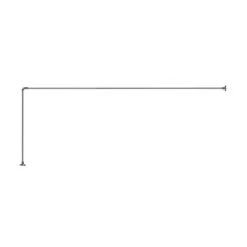 Croydex L-Shaped Extendable Shower Rail -Command Shop 30814781 alt03