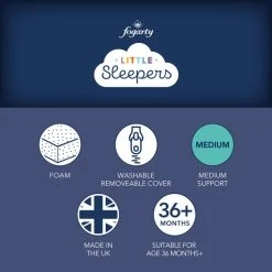 Fogarty Little Sleepers Memory Foam Cot Bed Pillow 9 Fogarty Little Sleepers Memory Foam Cot Bed Pillow -Command Shop 30817257 alt03