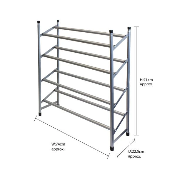 JVL 4 Tier Shoe Rack 5 JVL 4 Tier Shoe Rack - Image 3