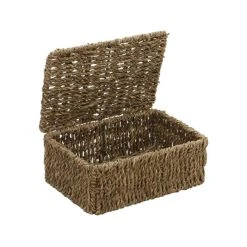 JVL Seagrass Set Of 4 Storage Baskets With Lids -Command Shop 30824540 alt05