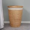 JVL Acacia Willow Round Laundry Basket -Command Shop 30824552