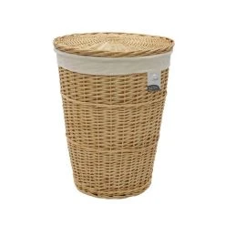 JVL Acacia Willow Round Laundry Basket -Command Shop 30824552 alt04