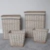 JVL Arianna Willow Set Of 4 Laundry Baskets & Bins -Command Shop 30824612