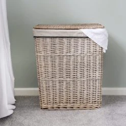 JVL Arianna Willow Set Of 4 Laundry Baskets & Bins -Command Shop 30824612 alt01